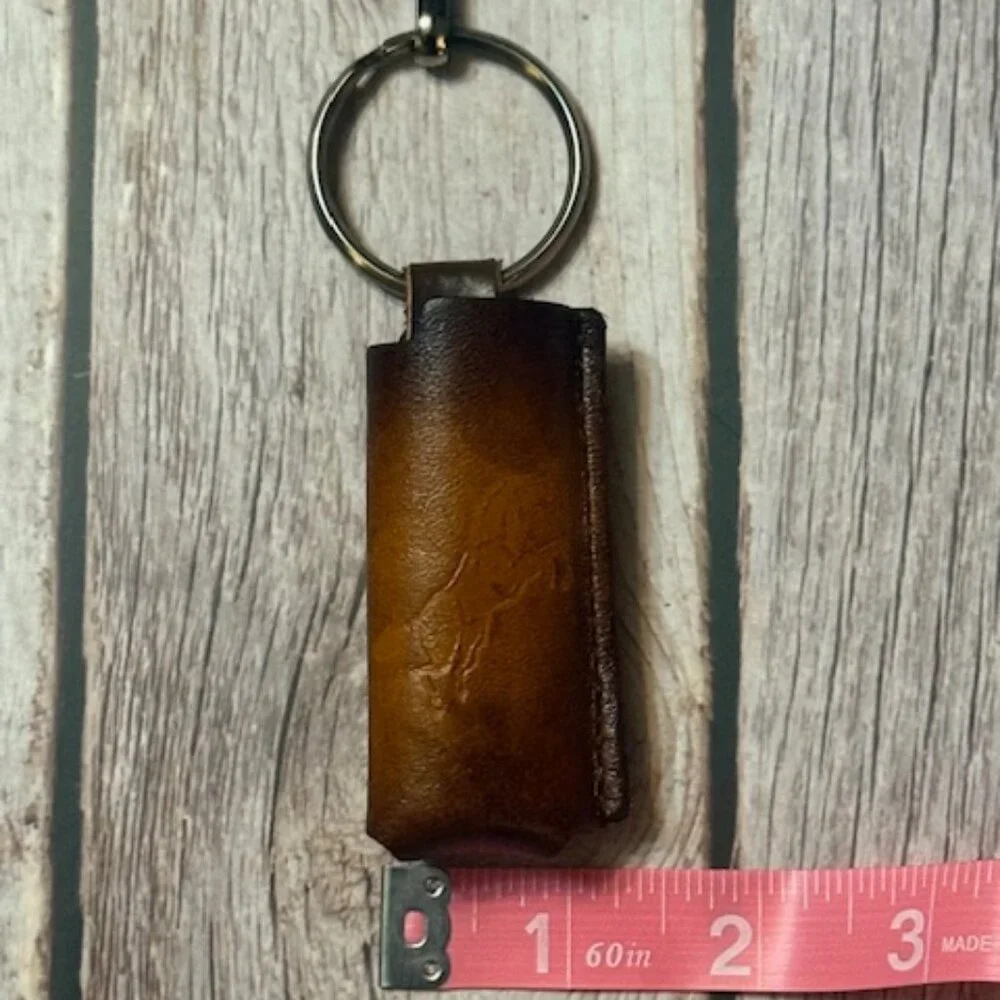 ✨ Vintage Tooled Leather Lighter Holder — Full-Body Horse Design (NOS) ✨